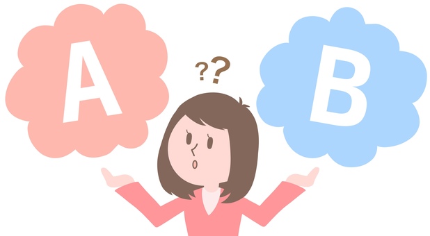 AとBで比較